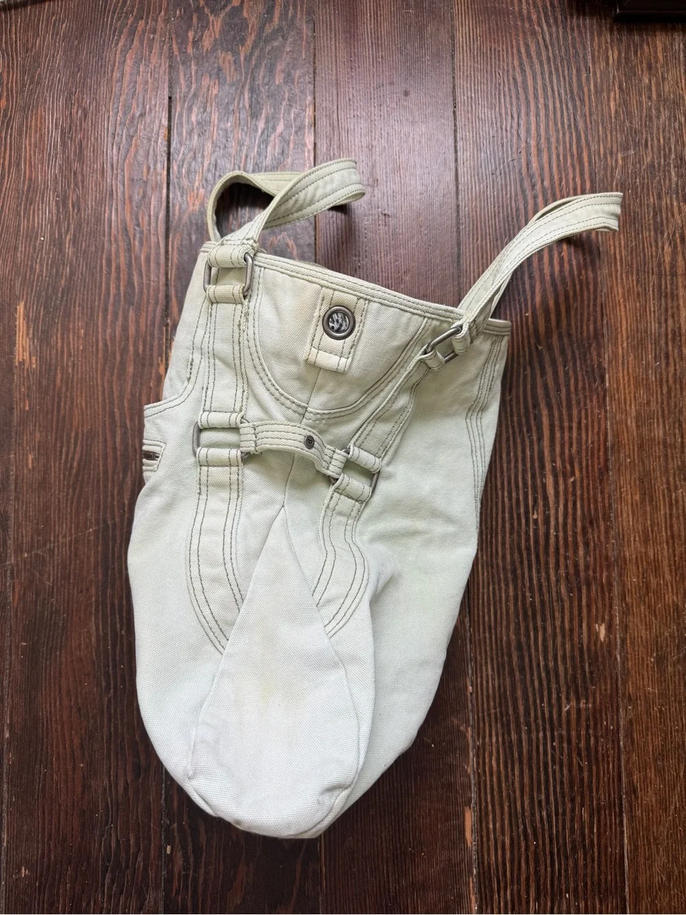 Vintage Diesel Seafoam Green Tote